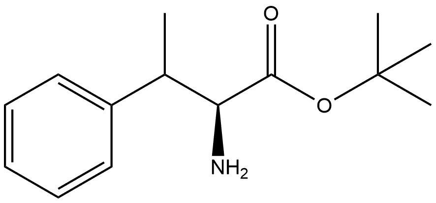 Phenylalanine, β-methyl-, 1,1-dimethylethyl ester Structure