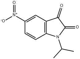1H-Indole-2,3-dione, 1-(1-methylethyl)-5-nitro- Structure