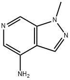1-甲基-1H-吡唑并[3,4-C]吡啶-4-胺 结构式