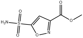 Methyl 5-(aminosulfonyl)-3-isoxazolecarboxylate Struktur