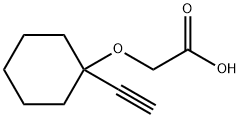 2-[(1-ethynylcyclohexyl)oxy]acetic acid Struktur
