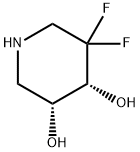 3,4-Piperidinediol, 5,5-difluoro-,(3R,4R)-,2173519-48-5,结构式
