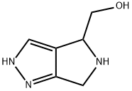 吡咯并[3,4-C]吡唑-4-甲醇,2,4,5,6-四氢- 结构式