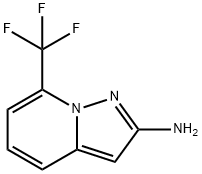 7-(Trifluoromethyl)pyrazolo[1,5-a]pyridin-2-amine,2177257-80-4,结构式