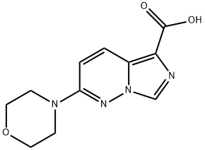 2-Morpholin-4-ylimidazo[1,5-b]pyridazine-5-carboxylic acid 结构式