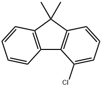 4-氯-9,9-二甲基芴 结构式