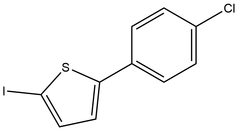 2-(4-Chlorophenyl)-5-iodothiophene Structure