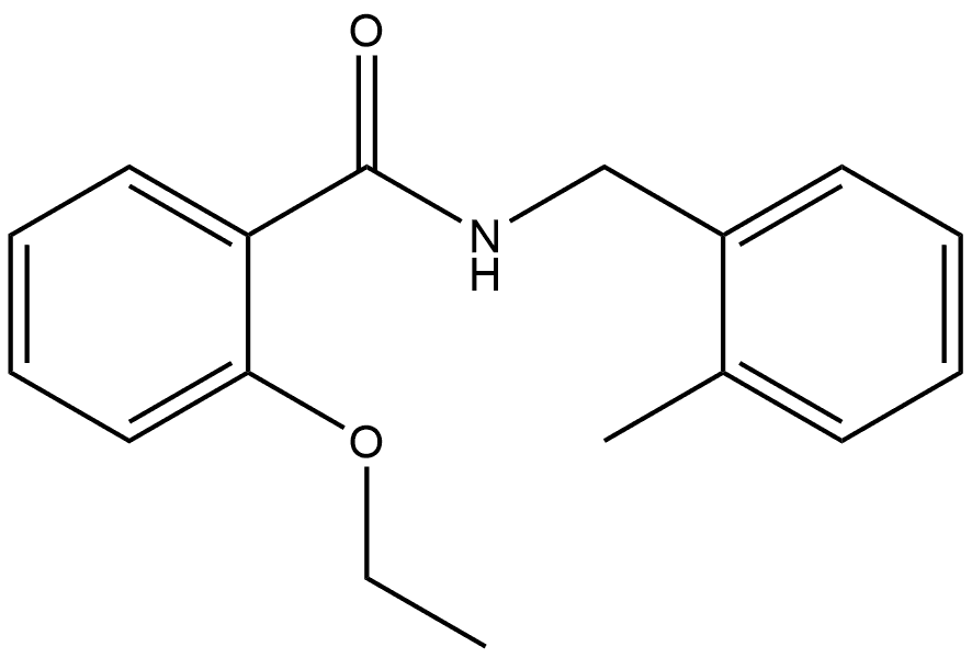 2-Ethoxy-N-[(2-methylphenyl)methyl]benzamide Structure