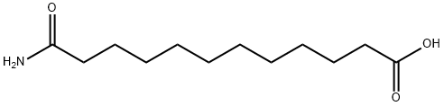 Dodecanoic acid, 12-amino-12-oxo- Structure