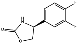 2-Oxazolidinone, 4-(3,4-difluorophenyl)-, (4S)-,218449-36-6,结构式