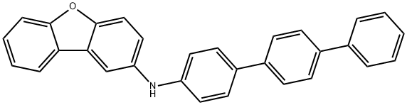 N-([1,1':4',1'-三苯基]-4-基)二苯并[B,D]呋喃-2-胺,2185828-44-6,结构式