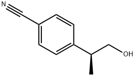 Benzonitrile, 4-[(1S)-2-hydroxy-1-methylethyl]- 结构式