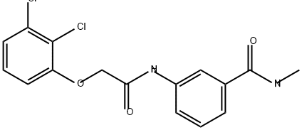 Benzamide, 3-[[2-(2,3-dichlorophenoxy)acetyl]amino]-N-methyl-|3-[[(2,3-二氯苯氧基)乙酰基]氨基]-N-甲基-苯甲酰胺