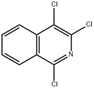 Isoquinoline, 1,3,4-trichloro- Struktur