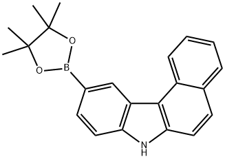 7H-Benzo[c]carbazole, 10-(4,4,5,5-tetramethyl-1,3,2-dioxaborolan-2-yl)- Structure