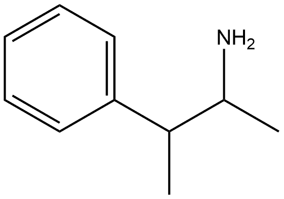 3-phenylbutan-2-amine Struktur
