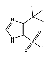 1H-Imidazole-5-sulfonyl chloride, 4-(1,1-dimethylethyl)- Struktur