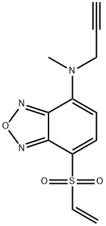 N-methyl-N-(prop-2-yn-1-yl)-7-(vinylsulfonyl)benzo[c][1,2,5]oxadiazol-4-amine 结构式