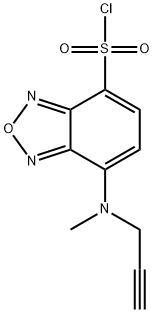 7-(methyl(prop-2-yn-1-yl)amino)benzo[c][1,2,5]oxadiazole-4-sulfonyl chloride Structure