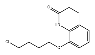 3,4-二氢-8-(4-氯丁氧基)-2-(1H)-喹啉酮,219744-06-6,结构式