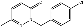 3(2H)-Pyridazinone, 2-[(4-chlorophenyl)methyl]-6-methyl- Struktur