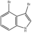 1H-Indole, 3,4-dibromo- 结构式