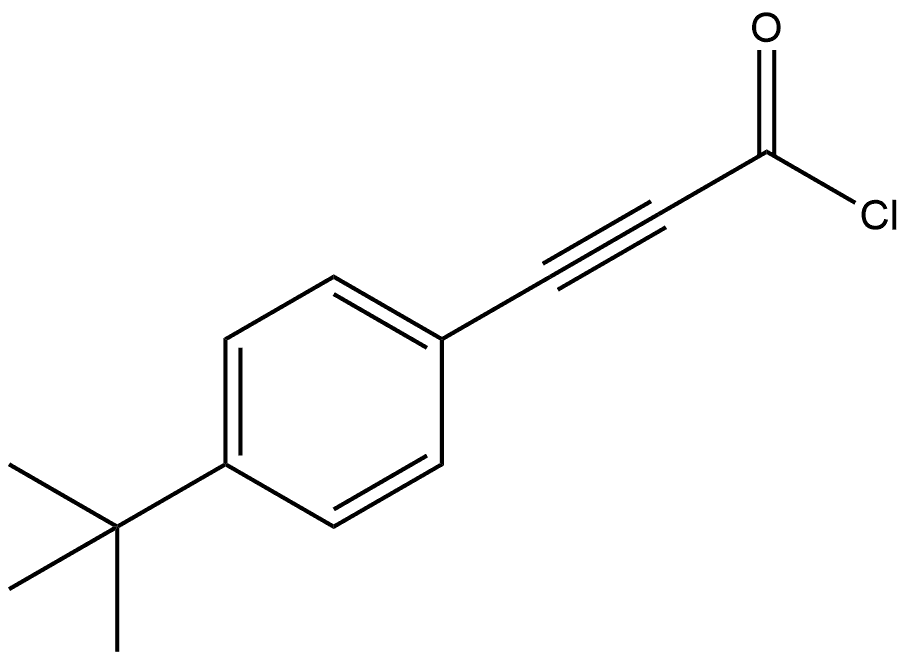 3-[4-(1,1-Dimethylethyl)phenyl]-2-propynoyl chloride Structure