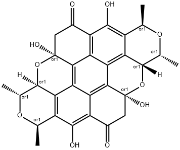 キサントアフィンsl-2 化学構造式