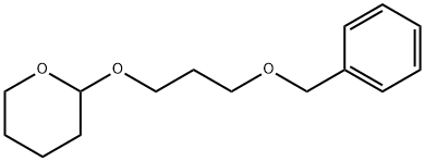 2H-Pyran, tetrahydro-2-[3-(phenylmethoxy)propoxy]- Structure