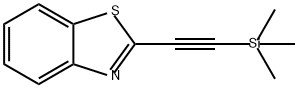 Benzothiazole, 2-[2-(trimethylsilyl)ethynyl]- Structure
