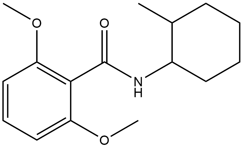 2,6-Dimethoxy-N-(2-methylcyclohexyl)benzamide Structure