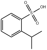 Benzenesulfonic acid, 2-(1-methylethyl)- Struktur