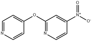 Pyridine, 4-nitro-2-(4-pyridinyloxy)- Structure