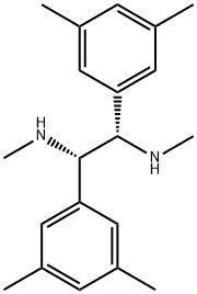 (1S,2S)-1,2-双(3,5-二甲基苯基)-N1,N2-二甲基乙烷-1,2-二胺, 220665-49-6, 结构式