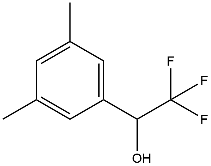 1-(3,5-二甲基苯基)-2,2,2-三氟乙-1-醇, 220675-94-5, 结构式