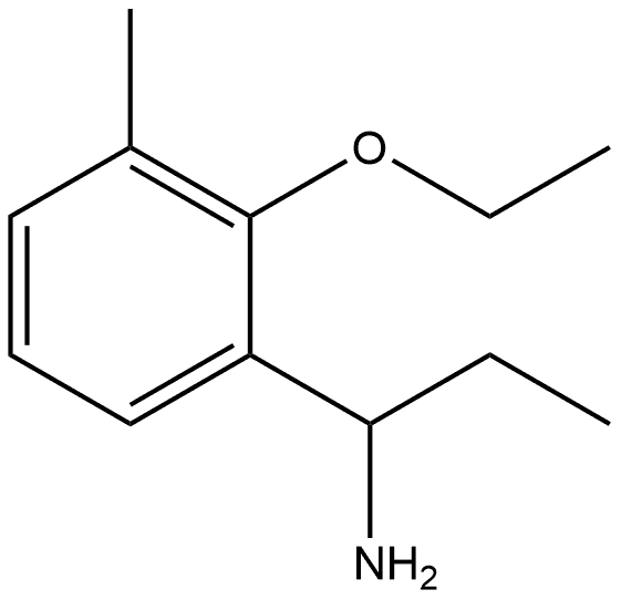 2-Ethoxy-α-ethyl-3-methylbenzenemethanamine Structure