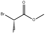 Acetic acid, 2-bromo-2-fluoro-, methyl ester, (2R)- Structure