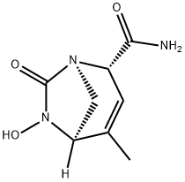 (1R,2S,5R)-6-羟基-4-甲基-7-氧代-1,6-二氮杂双环[3.2.1]辛-3-烯-2-甲酰胺, 2209874-07-5, 结构式