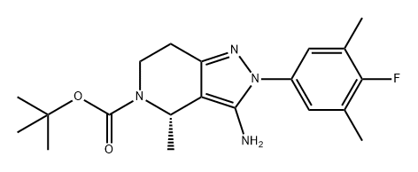 2212021-59-3 (S)-3-氨基-2-(4-氟-3,5-二甲基苯基)-4-甲基-2,4,6,7-四氢-5H-吡唑并[4,3-C]吡啶-5-羧酸叔丁酯