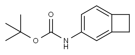 Carbamic acid, N-bicyclo[4.2.0]octa-1,3,5-trien-3-yl-, 1,1-dimethylethyl ester Structure