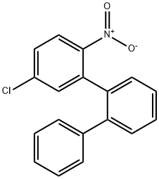 1,1':2',1''-Terphenyl, 5-chloro-2-nitro- Structure