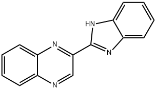 2-(2-苯并咪唑)喹喔啉, 2215-43-2, 结构式