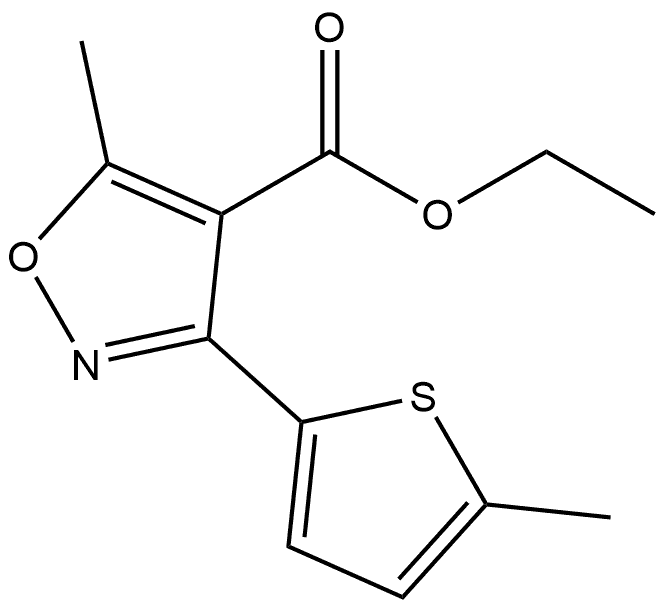 2215069-39-7 5-甲基-3-(5-甲基-2-噻吩基)异噁唑-4-甲酸乙酯