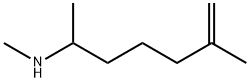 6-Hepten-2-amine, N,6-dimethyl- Struktur