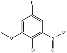 Phenol, 4-fluoro-2-methoxy-6-nitro- 化学構造式
