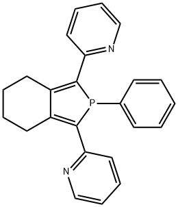 Pyridine, 2,2'-(4,5,6,7-tetrahydro-2-phenyl-2H-isophosphindole-1,3-diyl)bis- Struktur