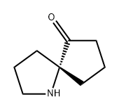 (R)-1-azaspiro[4.4]nonan-6-one 结构式