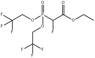2-[双(2,2,2-三氟乙氧基)磷酰基]-2-氟乙酸乙酯 结构式