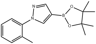 1H-Pyrazole, 1-(2-methylphenyl)-4-(4,4,5,5-tetramethyl-1,3,2-dioxaborolan-2-yl)- Struktur