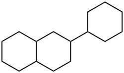 2-环己基十氢萘, 22236-67-5, 结构式